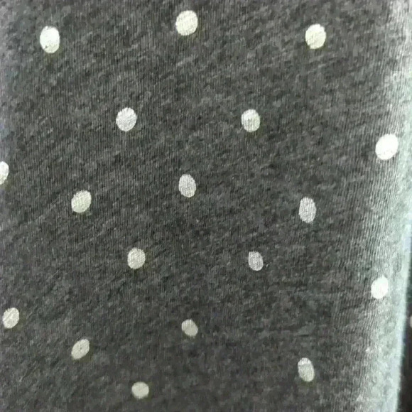 SIMONS | Contemporaine Dark Grey Polka Dot 3/4 Length Sleeved Top - Picture 2 of 4